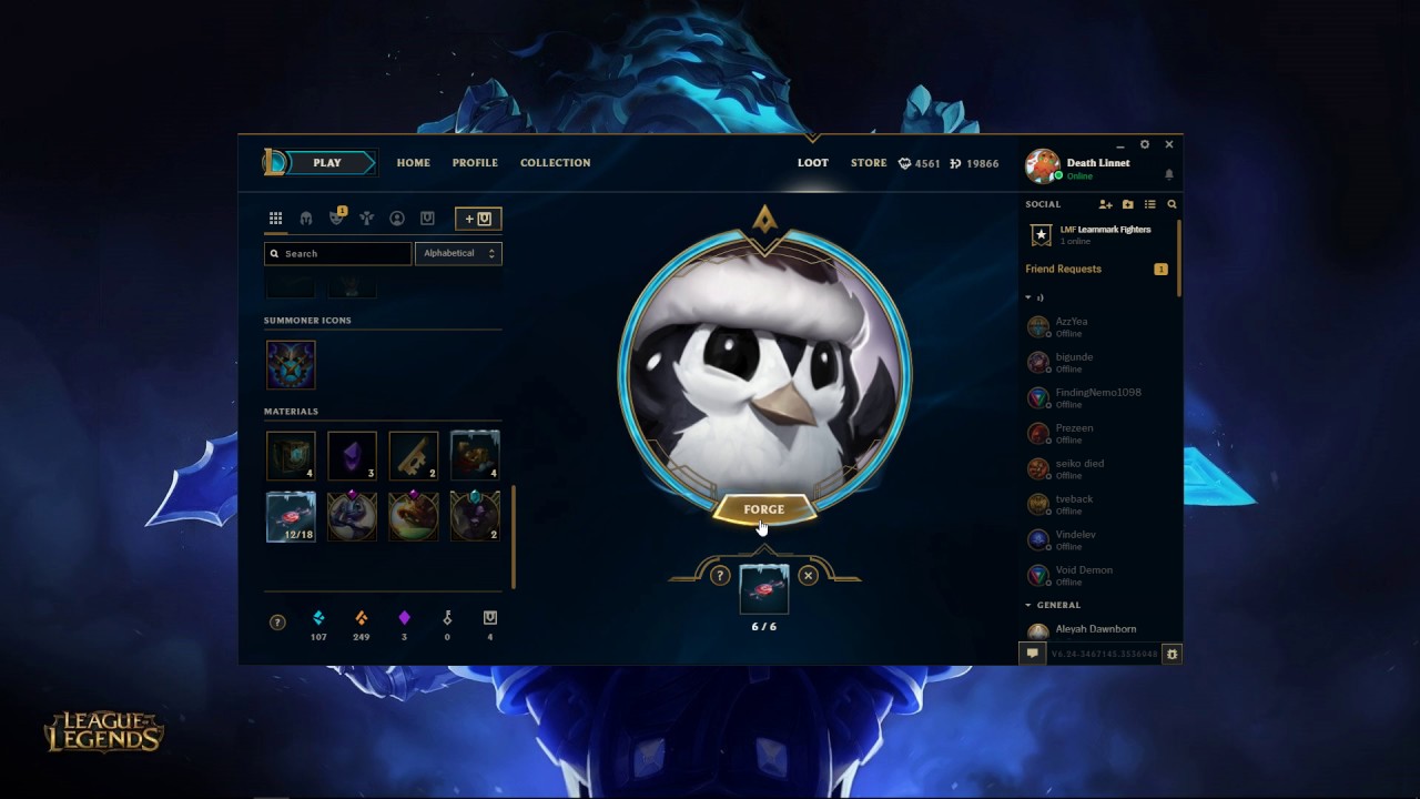 Crafting Jolly Pengun League Of Legends 1280x720 Crafting Jolly Pengun League Of Legends