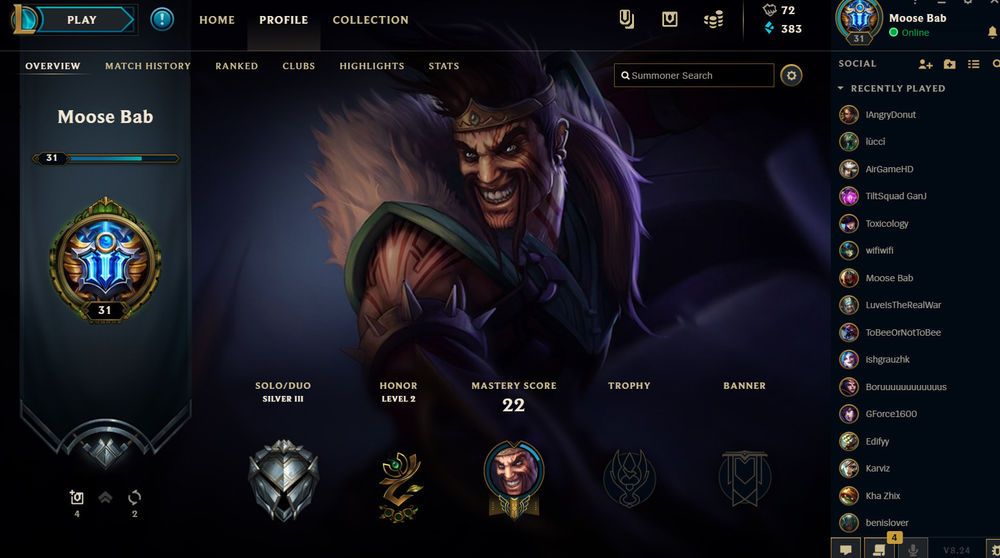 1000x558 League Of Legends Challenger Icon, Silver Rank, Skins