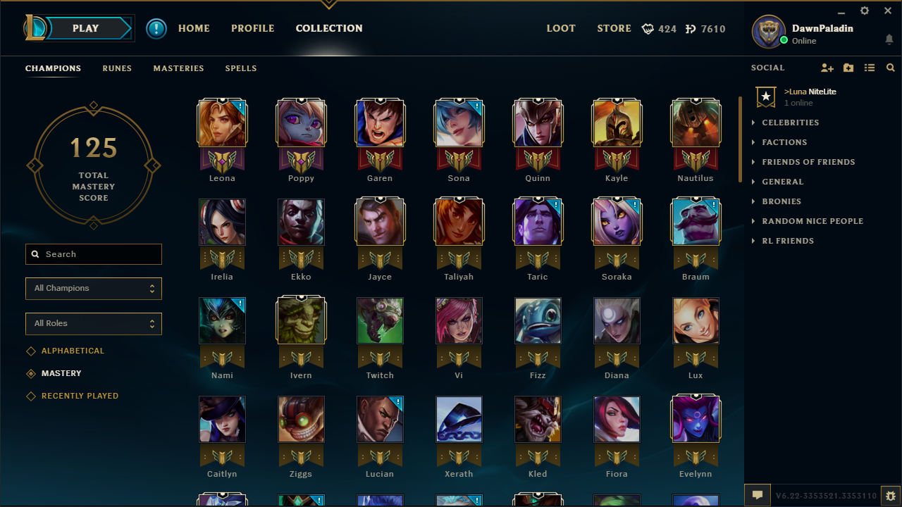 how to get icon for lol