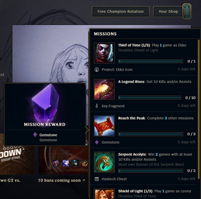 400x396 League Of Legend Missions Mission Rewards Arcade Boss World Event