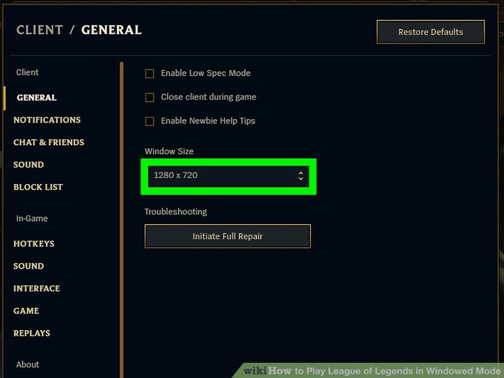 How To Play League Of Legends In Windowed Mode Steps 728x546 How To Play League Of Legends In Windowed Mode Steps