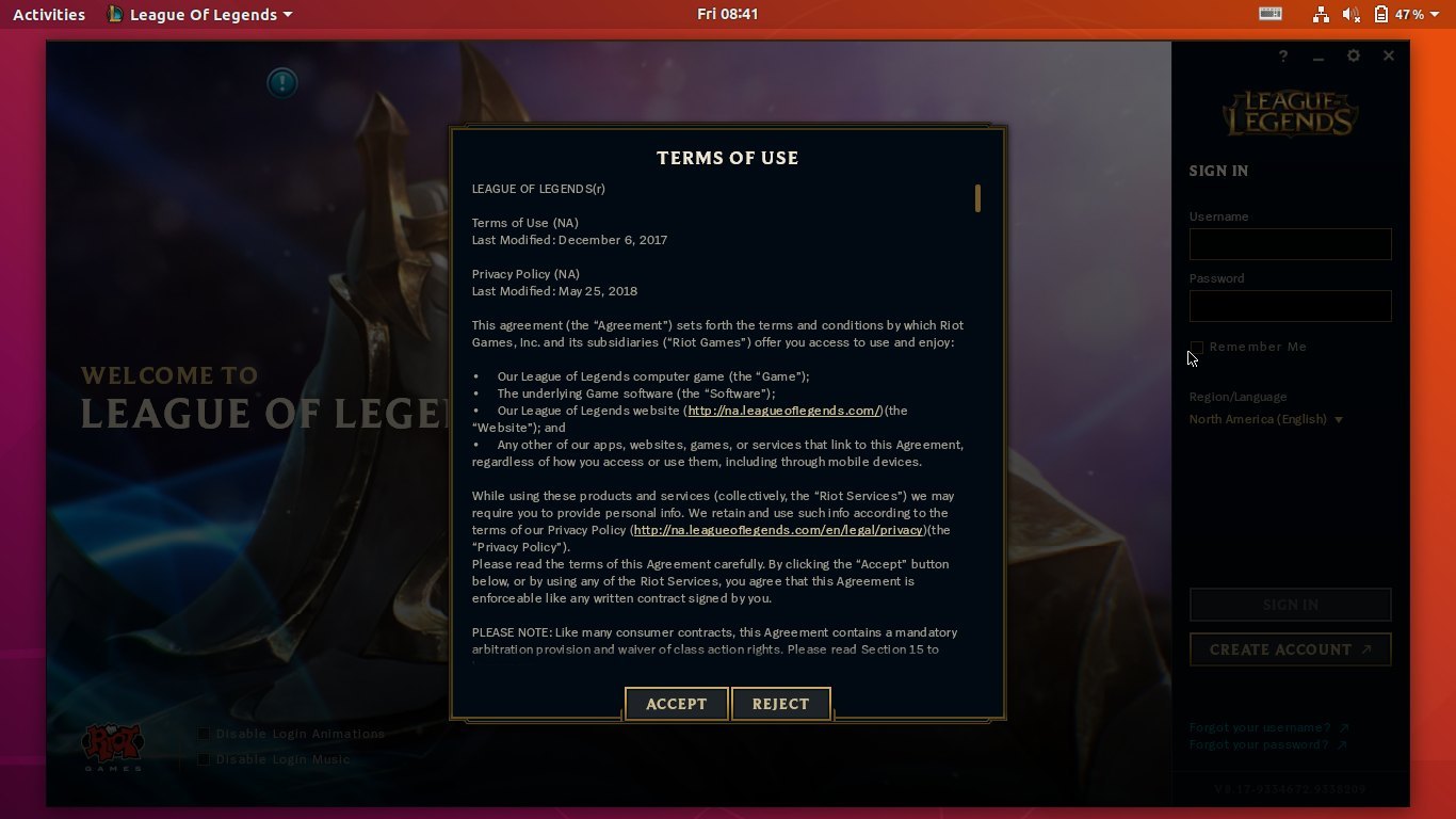 Install League Of Legends In Ubuntu Via Snap For Testing 1366x768 Install League Of Legends In Ubuntu Via Snap For Testing