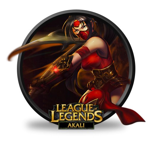 512x512 League Of Legends Akali Crimson Icon, Png Clipart Image