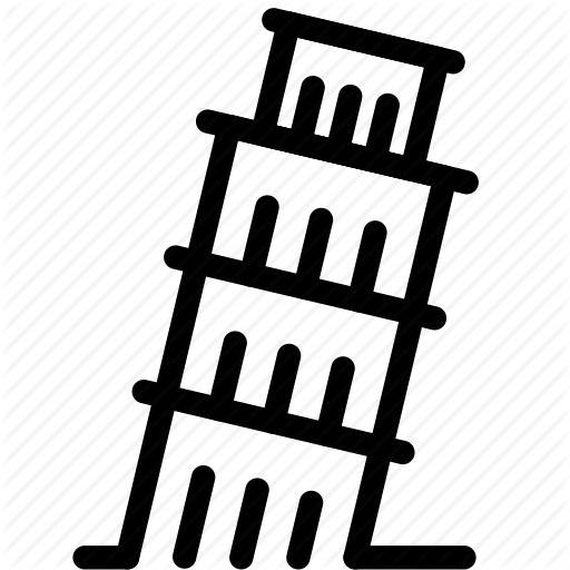 512x512 Europe, Italy, Lean, Leaning, Pisa, Tower, Trip Icon