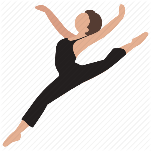512x512 Ballet, Dance, Dancer, Jazz, Jump, Leap, Modern Icon