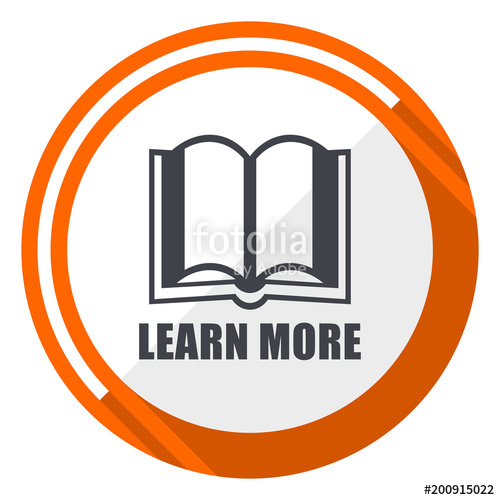 Learn More Flat Design Orange Round Vector Icon Stock 500x500 Learn More Flat Design Orange Round Vector Icon Stock