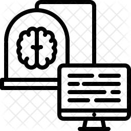 256x256 Machine Learning Icon Of Line Style