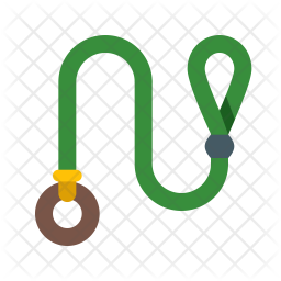 256x256 Dog Leash Icon Of Flat Style
