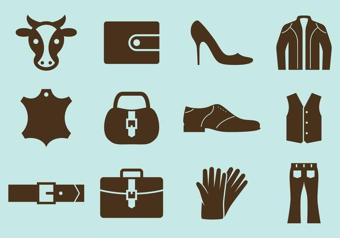700x490 Leather Vector Icons