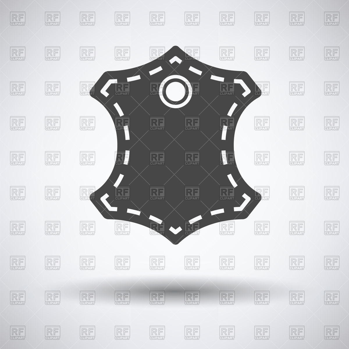 symbol for leather upper