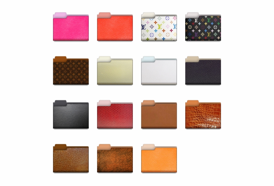 920x627 Leather Folder Icon Pack