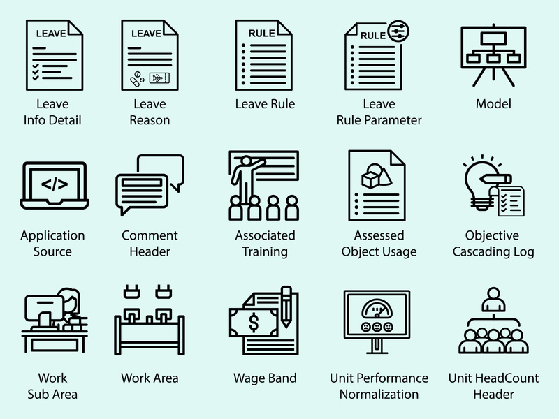 800x600 Office Leave Rule Icon Design