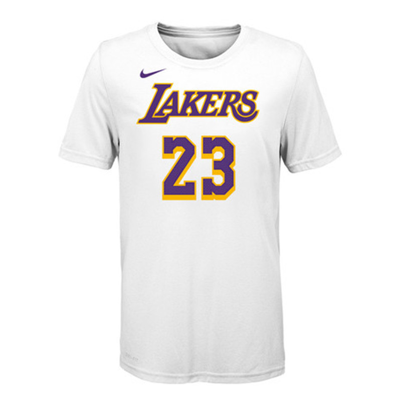 800x800 Buy White Lebron James Icon Nameampnumber Tee