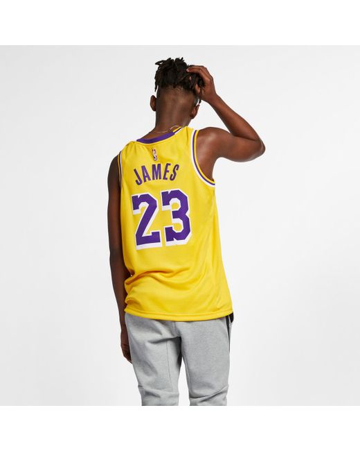 520x650 Nike Synthetic Los Angeles Lakers Lebron James Icon