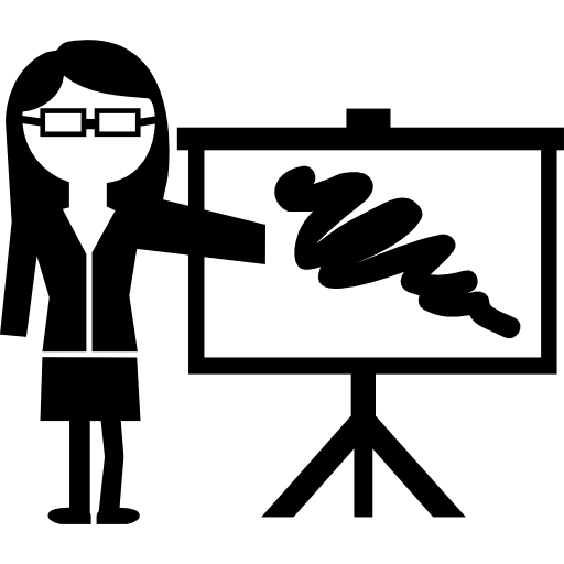 512x512 Woman On Lecture Icons Free Download