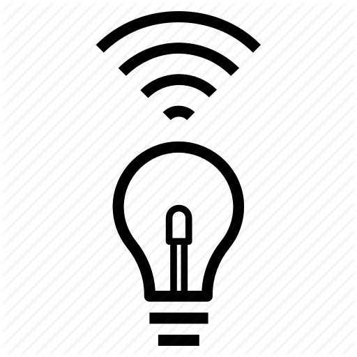 512x512 Bulp, L Led, Light, Lighting, Smart, Wireless Icon