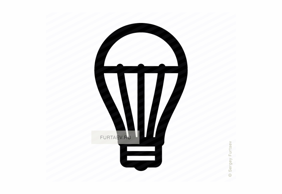 920x633 Ideas Led Light Bulb Vector Icon