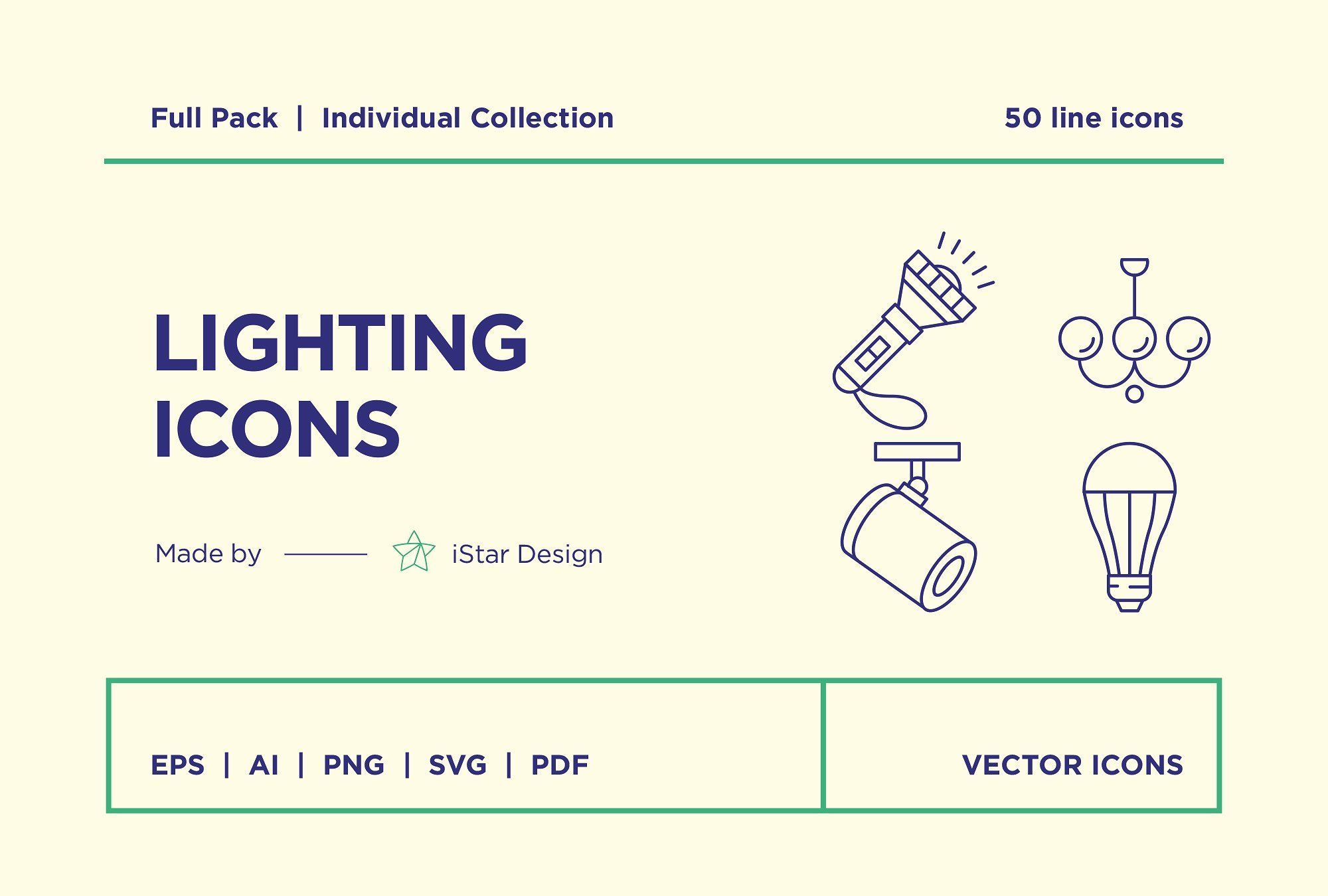 2000x1350 Lighting Icon Pack A Collection Of Unique Vector Pixel Perfect