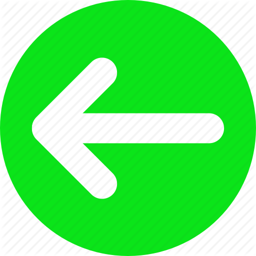 512x512 Go Left, Green Arrow, Left Arrow Icon