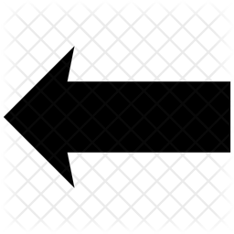 256x256 Left Arrow Icon Of Glyph Style