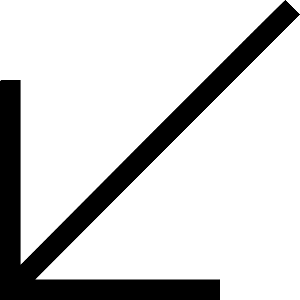 980x978 Down Left Png Icon Free Download