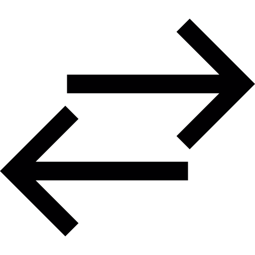 512x512 Arrow To The Left And Right Icons Free Download