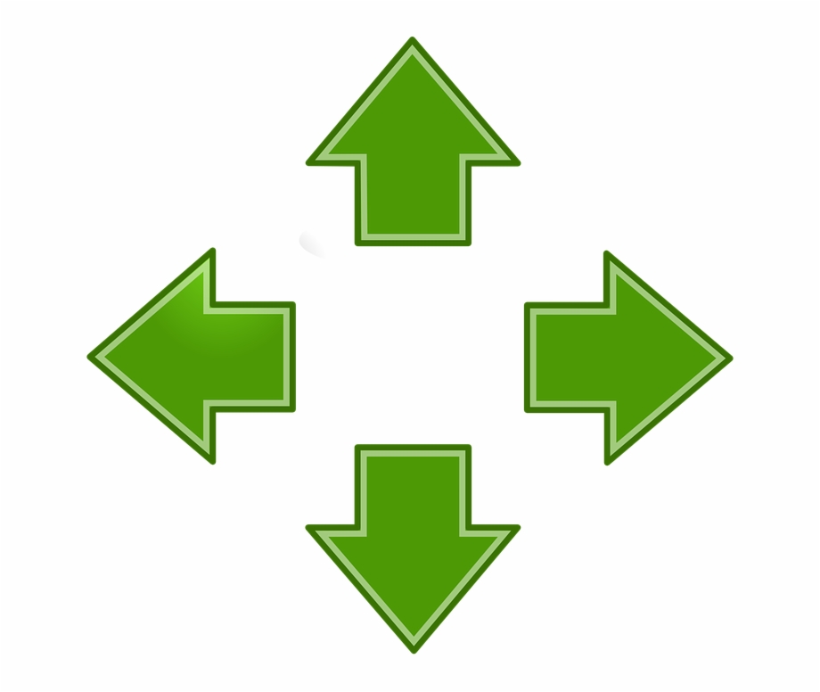920x776 Arrows, Green, Left, Right, Up, Down, Pointing, Icon