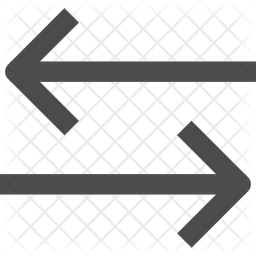 256x256 Left Right Arrows Icon Of Glyph Style
