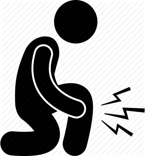 477x512 Body, Knee, Leg, Man, Muscle, Pain, Tension Icon