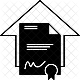 256x256 Legal Document Icon Of Line Style