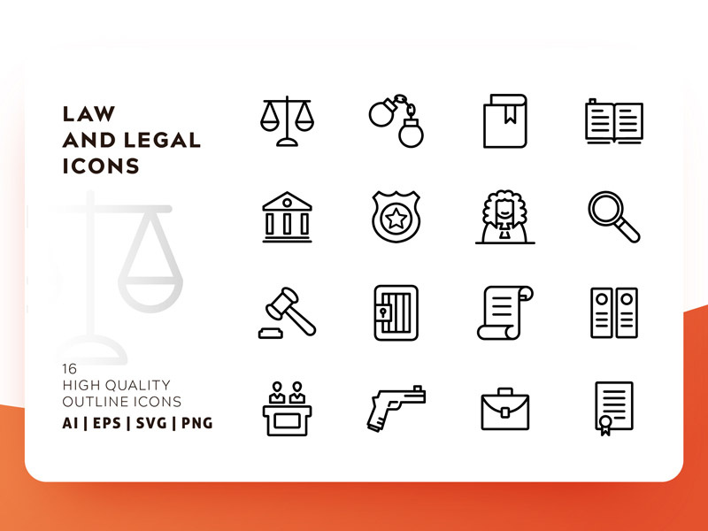 800x600 Law And Legal Icon Packs