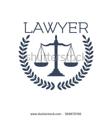 450x470 Advocate Or Lawyer Emblem Vector Icon For Legal Or Juridical