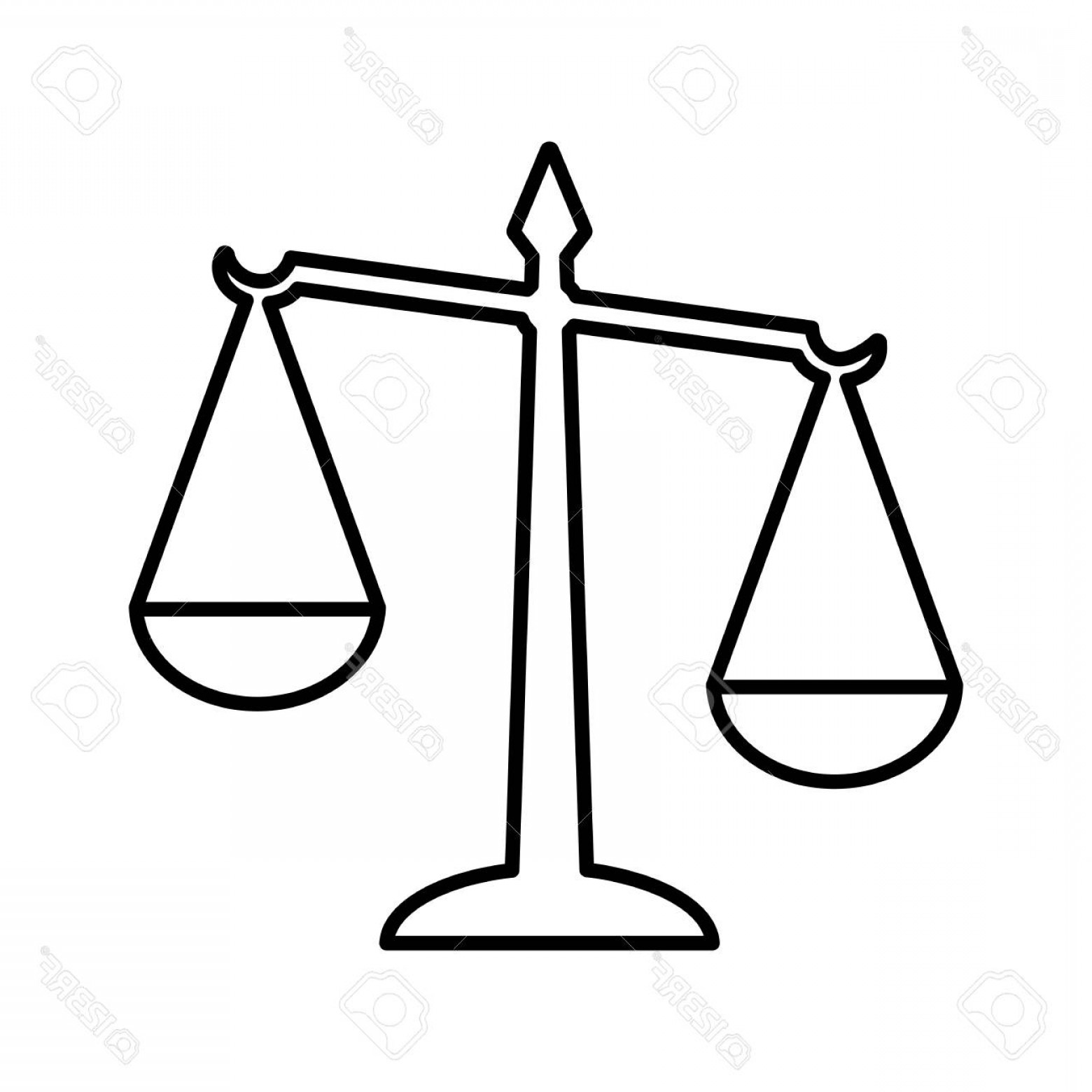 1560x1560 Photostock Vector Law Scales Of Justice Line Icon Symbol Of Law