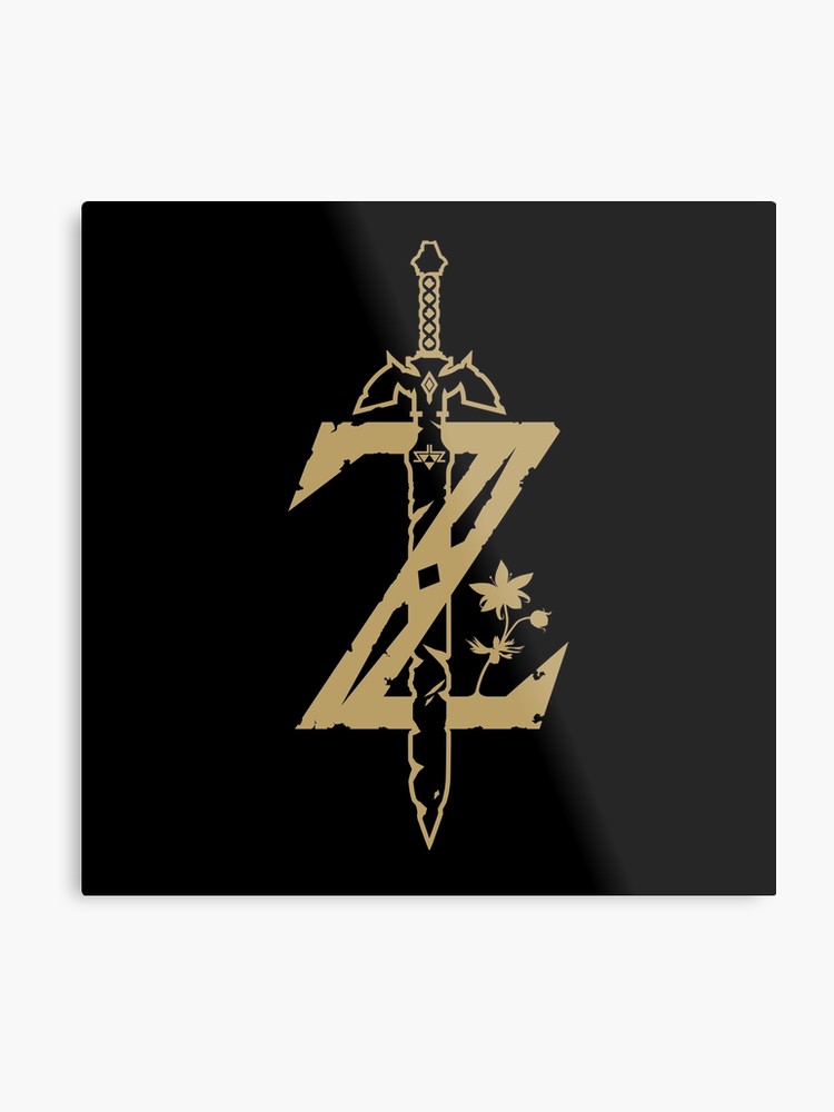 750x1000 Zelda Breath Of The Wild Icon Metal Print
