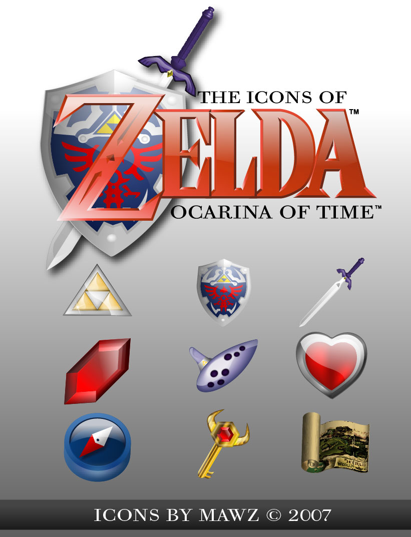 821x1073 Zelda Oot Iconset