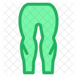 256x256 Leggings Icon Of Colored Outline Style