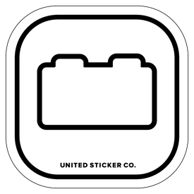 275x275 Lego Block Icon Decal United Sticker Co