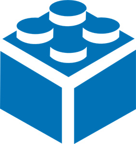 282x297 Blue Lego Block Png, Clip Art For Web