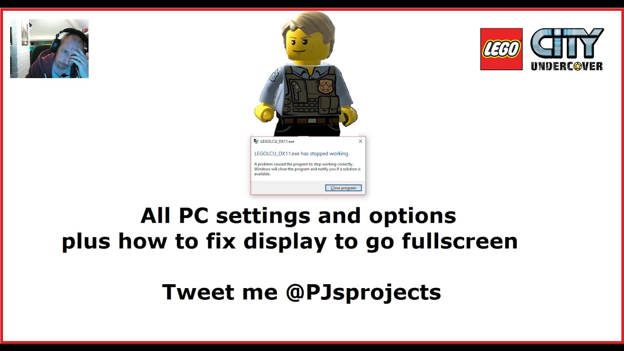 1280x720 Lego City Pc Options,graphics How To Get Full Screen