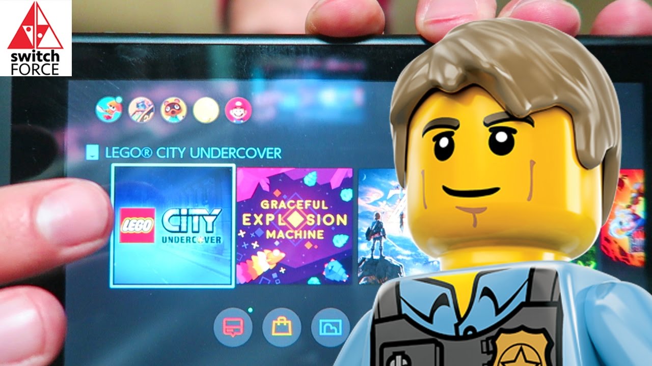 1280x720 New Switch Game!! Lego City Undercover Unboxing + Forced Download