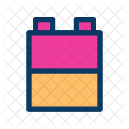 256x256 Lego Icon Of Colored Outline Style