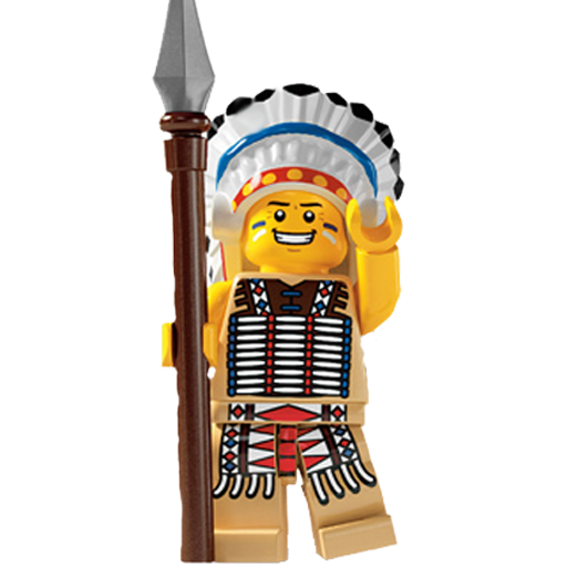 512x512 Chief, Lego Icon