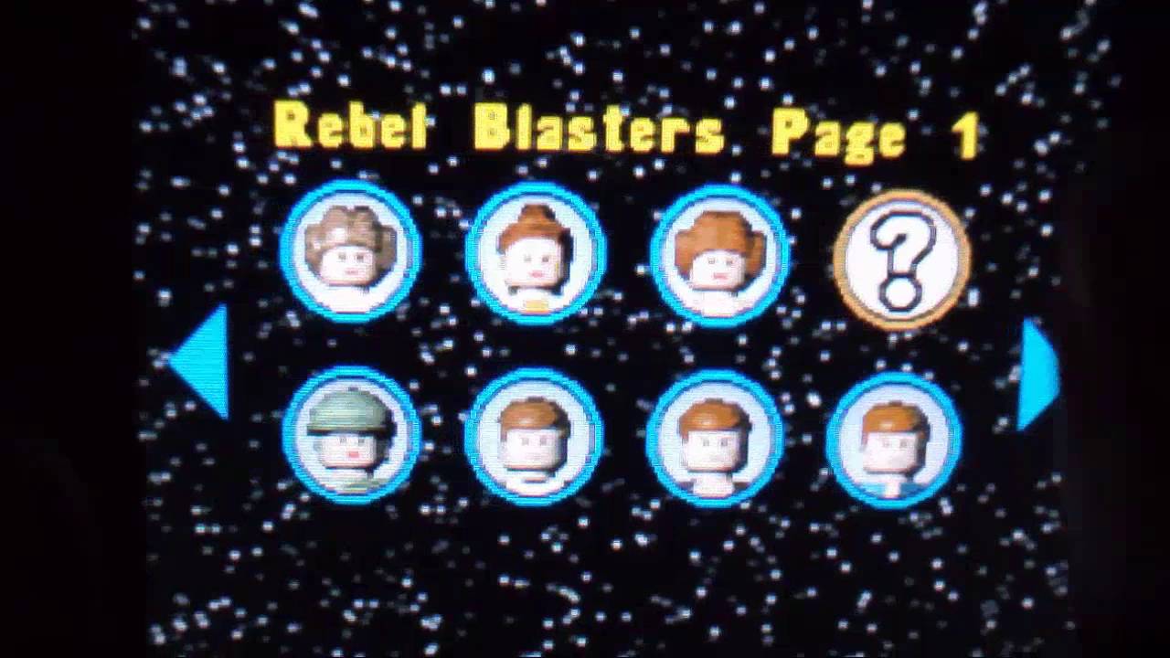 lego star wars video game icons