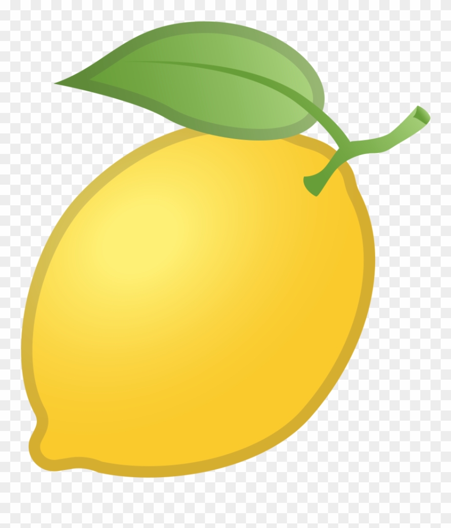 880x1029 Lemon Icon Clipart