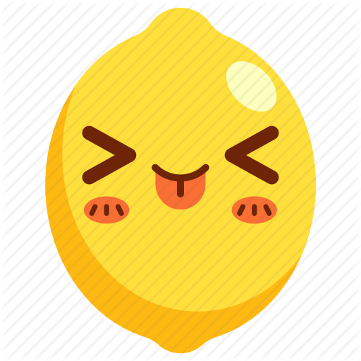 512x512 Avatar, Cartoon, Character, Cute, Fruit, Lemon Icon