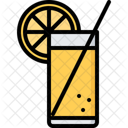 256x256 Lemonade Icon Of Colored Outline Style