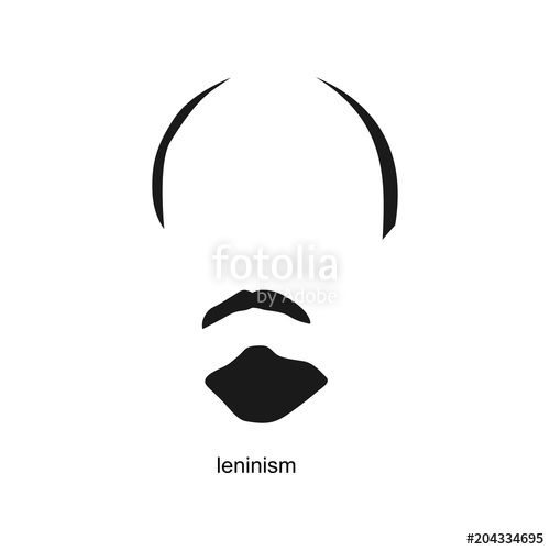 500x500 Lenin Figure Icon Symbol Vector Stock Image And Royalty