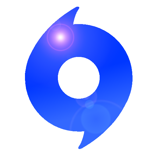 512x512 Blue Origin Logo Lens Flare Icon