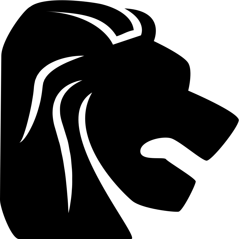 981x979 Leo Zodiac Symbol Of Lion Head From Side View Png Icon Free