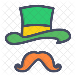 256x256 Leprechaun Icon Of Colored Outline Style